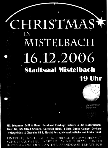 2006 12 16  CHRISTMAS IN MISTELBACH der RC Weinviertel-Marchfeld übernahm die Pausenbewirtung